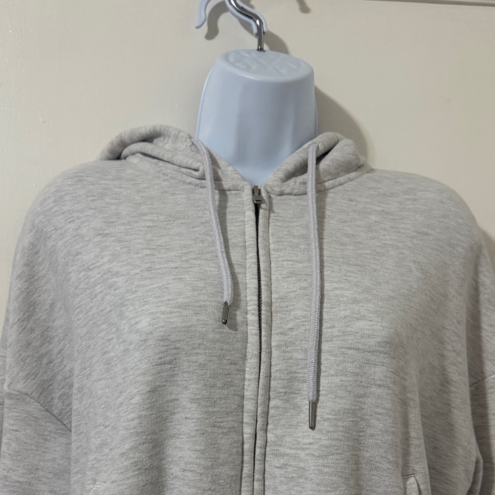 Garage Heather Gray Zip-Up Hoodie - Picture 6 of 16
